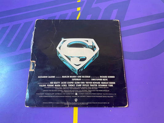Doble LP Superman: El Film - BSO John Williams (Original 1978)