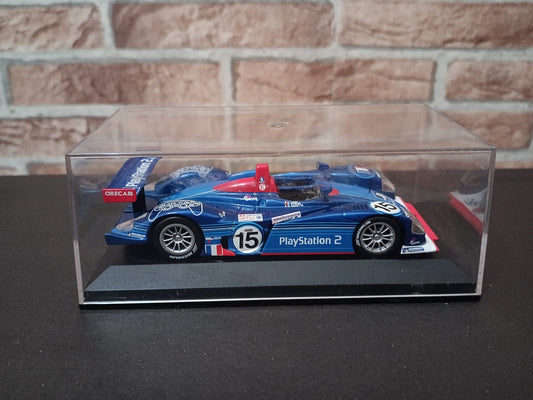 Miniatura coche de competición con vitrina – Dallara-Oreca – Le Mans 2002