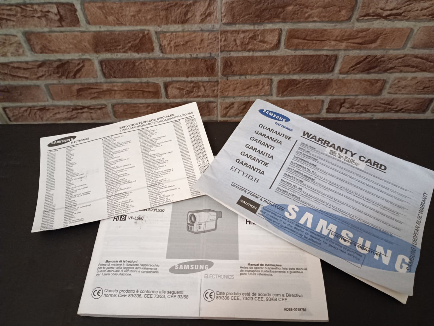 💎 Samsung VP-L500 Hi8 | Estado Museo (NOS) | Pack 1999 Coleccionista | Vintage Y2K 💎