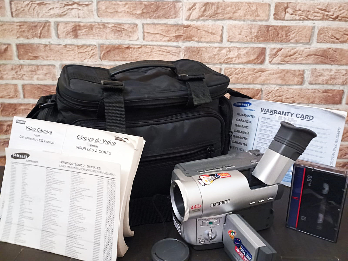 💎 Samsung VP-L500 Hi8 | Estado Museo (NOS) | Pack 1999 Coleccionista | Vintage Y2K 💎