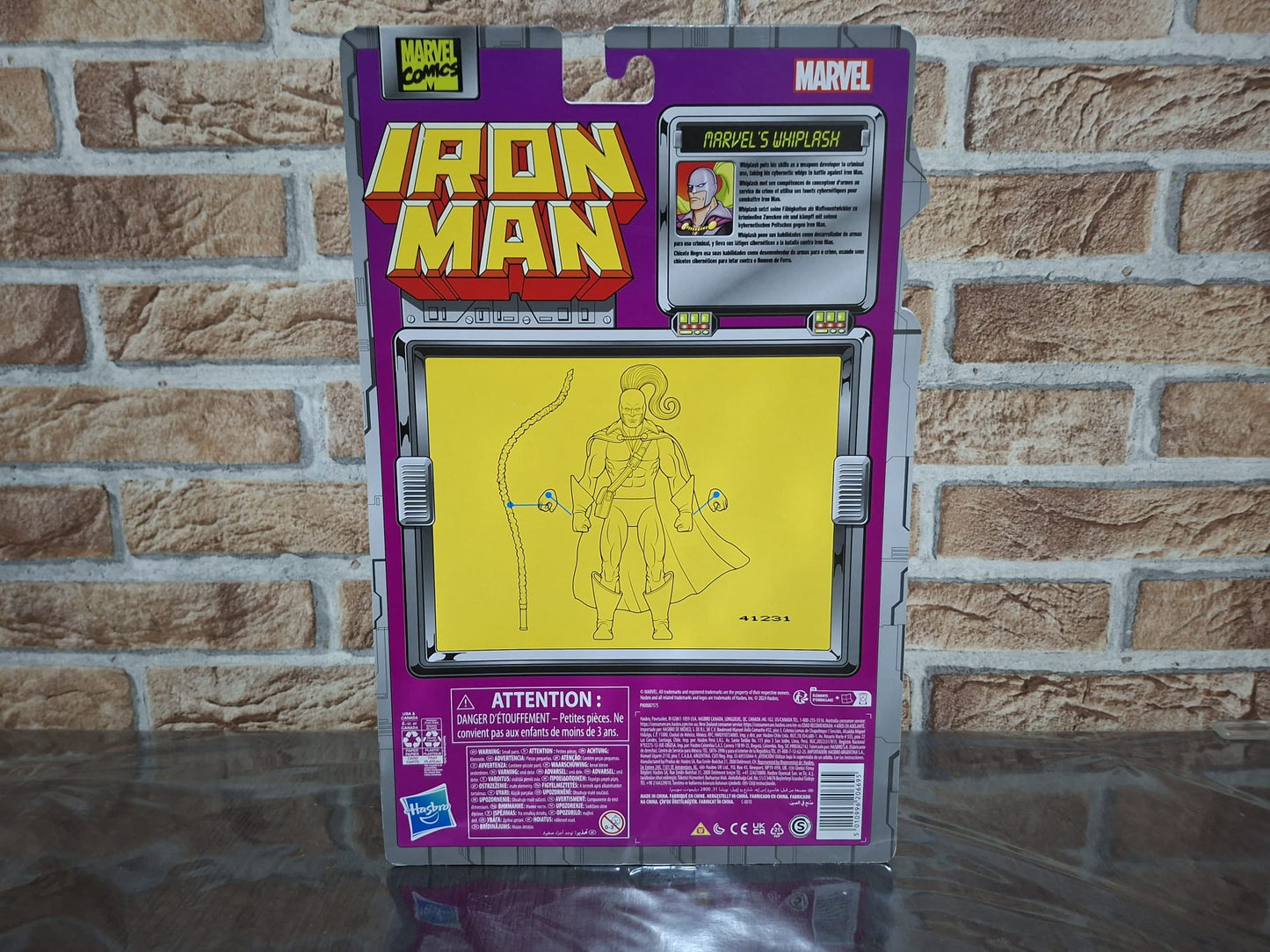 Figura de acción Marvel's Whiplash (Mark Scarlotti)