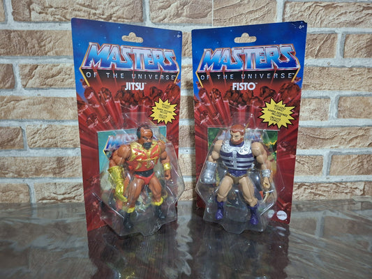 Pack Pareja: Fisto (Heroic Fist-Smashing Warrior) & Jitsu (Evil Chopping Master)
