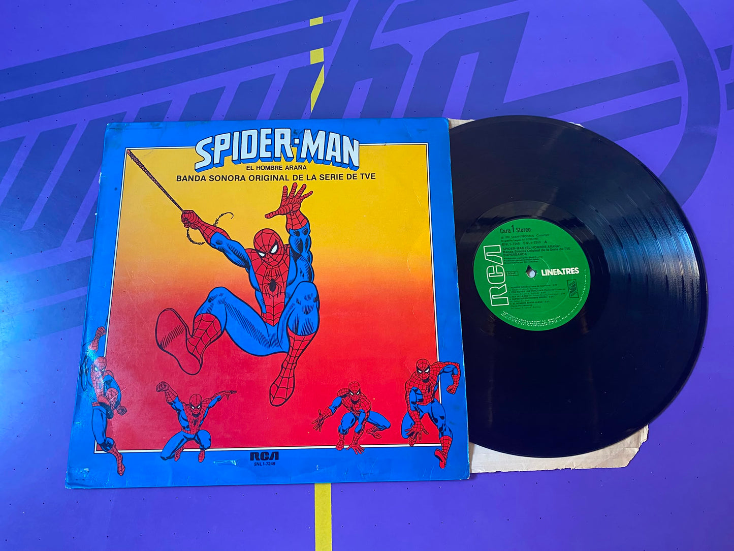 LP Spider-Man (El Hombre Araña) - BSO Serie TVE (Original 1980/1981)